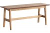シック 100 ベンチ天然木化粧繊維板（オーク材） Chic 100 bench