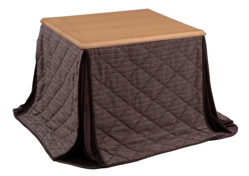 協立工芸　ダイニングこたつ  ツバキ80NA ハイタイプダイニングこたつ・つばき80 4点セット（80ダイニング