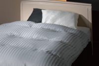 【フランスベッド】ホテルズセレクト ウィレットストライプ カバーリング（2カラー・3サイズ）日本製