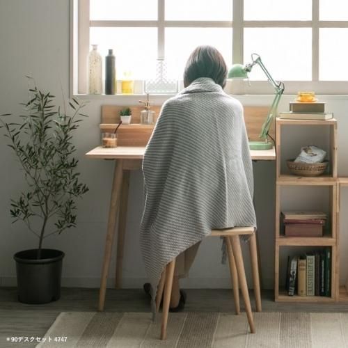 NATURAL SIGNATURE 90デスクセットII | シンプルデザイン - 家具と