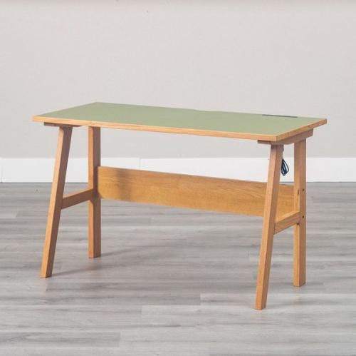 天然の抗菌作用 リノリウム天板の学習デスク ＜リノ/ピスタチオ