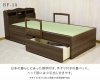 メルシー 畳ベッド（3サイズ）ヘッドボード/ライト付/引き出し付 畳ベッド（3サイズ）
