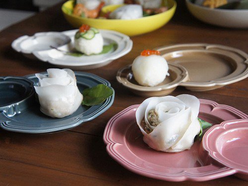 ピンク おしゃれなお皿 ファムプレート 親子皿 パーティ うつわ 日本製 カフェ コースター 箸置き テーブルコーディネート - Romixey