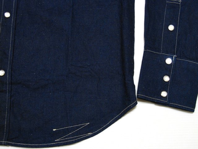 Pherrow's フェローズ 10oz.デニムウエスタンシャツ 18W-811CS-DENIM