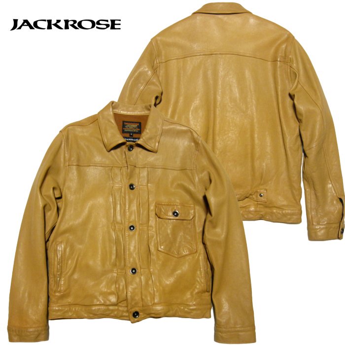 JACKROSE(ジャックローズ)×SKOOKUM レザージャケット 羊革