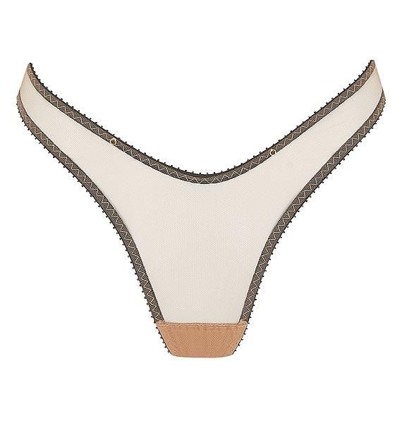 MARINETTE MARINETTE HIGH CUT BRIEF Beige ハイカットショーツ エッジ