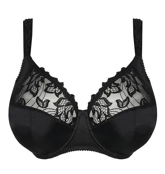 0161815 Black フルカップ・ブラジャー DEAUVILLE プリマドンナ