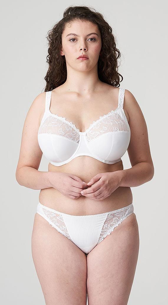 0161815 White フルカップ・ブラジャー DEAUVILLE プリマドンナ