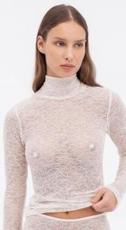 S-EL-MARIE MOCK NECK LONG SLEEVE TOP<img class='new_mark_img2' src='https://img.shop-pro.jp/img/new/icons5.gif' style='border:none;display:inline;margin:0px;padding:0px;width:auto;' />