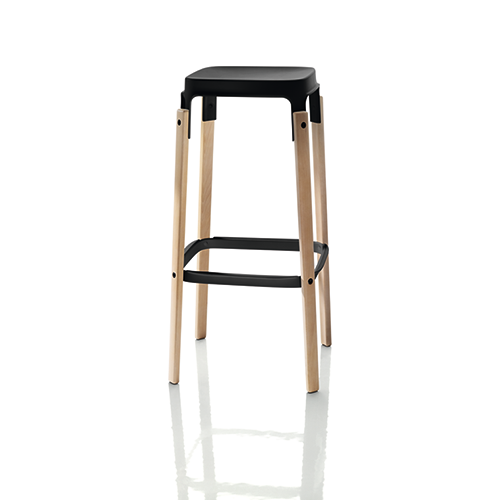 スツール・ウッドスツール・メタルスツール【Steelwood Stool (スティールウッド スツール) / Ronan & Erwan  Bouroullec（ブルレック兄弟）】MAGIS