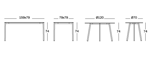 Striped table ストライプド テーブル ○型 - 【公式】 MAGIS Striped table ストライプド テーブル ○型 - 【公式】 MAGIS