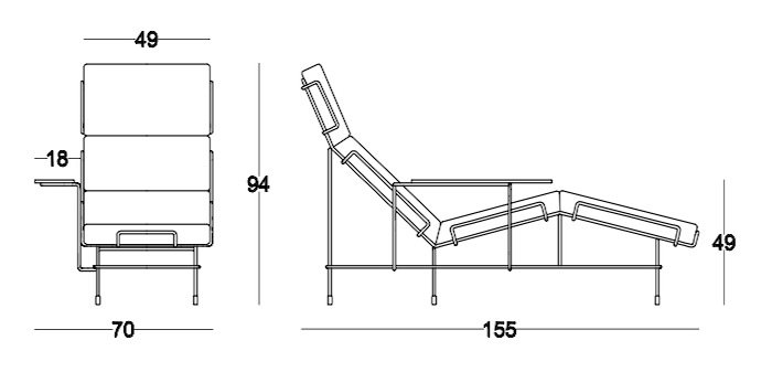 ソファ・一人ソファ・デザイナーズ家具【Traffic Chaise Longue