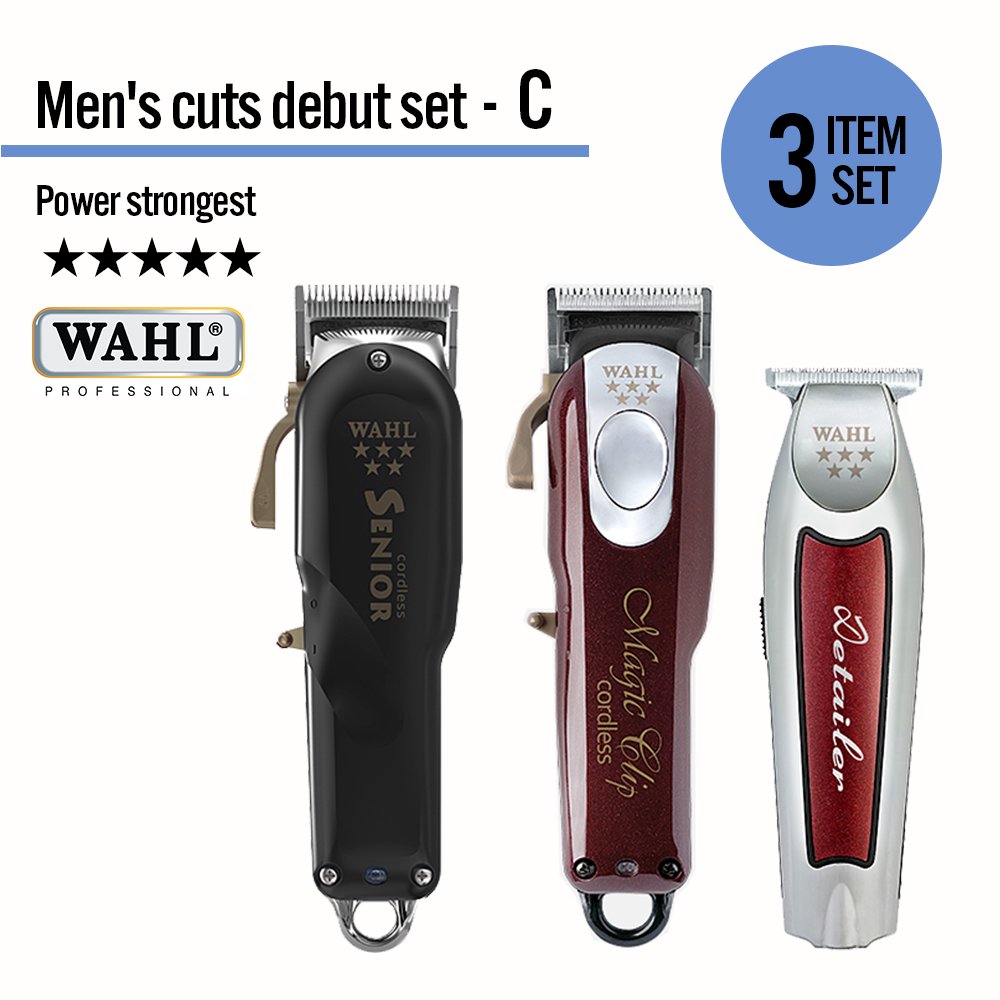 WAHL 【メンズカットデビューセットC】シニア マジッククリップ・ディテイラーセット | 理美容器具・理美容機器専門店サロンマーケット