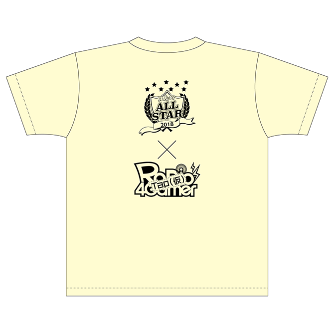 L A Gオールスター18 4gamer Tシャツ ライトイエロー ａ ｇショップ