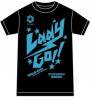 Lady Go！！ third date Tシャツ（黒、Ｌ）