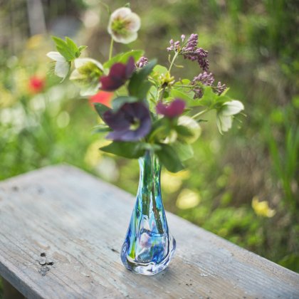 花瓶 , 一輪挿し - 幸愛硝子（ユキエガラス）: 小樽より手作りガラス