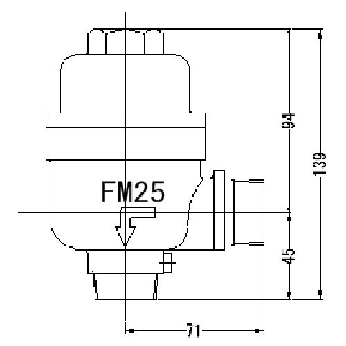 FMバルブ製作所 FMバルブ1型 25A 主弁 - ポンプショップアクア