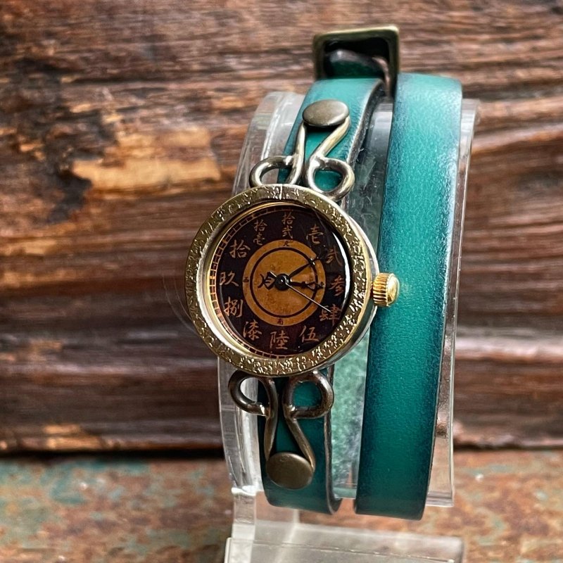 cota ハンドメイド 作家 腕時計 BK 黒 Sunu0026Moon - 腕時計(アナログ)