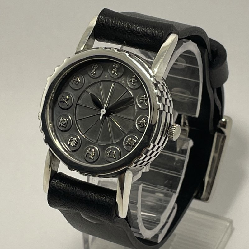 『銀製市松腕時計』OBQ-8020-ginkyu