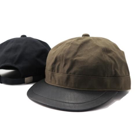 ツバレザーアーミーキャップ | 帽子通販【ヘアバンド販売