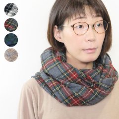 <img class='new_mark_img1' src='https://img.shop-pro.jp/img/new/icons8.gif' style='border:none;display:inline;margin:0px;padding:0px;width:auto;' />Wool Gauze Check Snood 