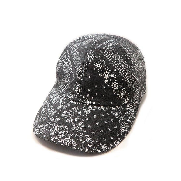 Bandana Print Cap | バンダナ柄のプリント生地 ロングブリム