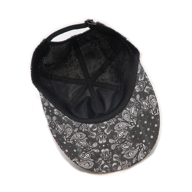 Bandana Print Cap | バンダナ柄のプリント生地 ロングブリム