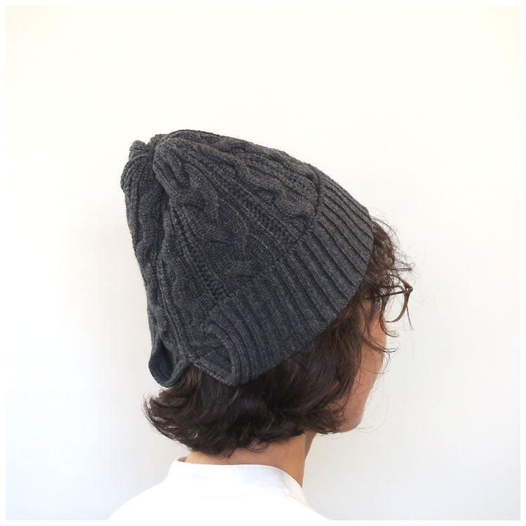 Back Slit Knit Cap | ニット帽 - Atelier of Sleepslope Back Slit Knit Cap | ニット帽 - Atelier of Sleepslope