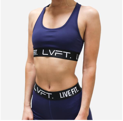 【30%OFF】【即お届け】【LIVE FIT】【LVFT】Retro Boom Sports Bra（Midnight）<img class='new_mark_img2' src='https://img.shop-pro.jp/img/new/icons24.gif' style='border:none;display:inline;margin:0px;padding:0px;width:auto;' />