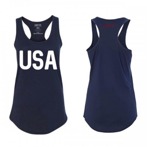 【40%OFF】【即お届け】【LIVE FIT】【LVFT】Victory Racerback Tank （Midnight Navy）<img class='new_mark_img2' src='https://img.shop-pro.jp/img/new/icons24.gif' style='border:none;display:inline;margin:0px;padding:0px;width:auto;' />