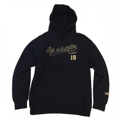 【30%OFF】【即お届け】【LIVE FIT】【LVFT】LA Hoodie（Black/Gold）<img class='new_mark_img2' src='https://img.shop-pro.jp/img/new/icons24.gif' style='border:none;display:inline;margin:0px;padding:0px;width:auto;' />
