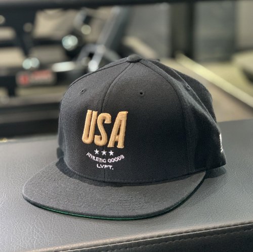 【20%OFF】【LIVE FIT】【LVFT】Live Free Snapback（Black/Gold）<img class='new_mark_img2' src='https://img.shop-pro.jp/img/new/icons24.gif' style='border:none;display:inline;margin:0px;padding:0px;width:auto;' />