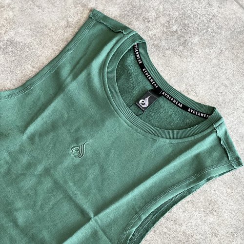 【30%OFF】【即お届け】【RYDERWEAR】FORCE FLEECE TANK（GREEN）<img class='new_mark_img2' src='https://img.shop-pro.jp/img/new/icons24.gif' style='border:none;display:inline;margin:0px;padding:0px;width:auto;' />