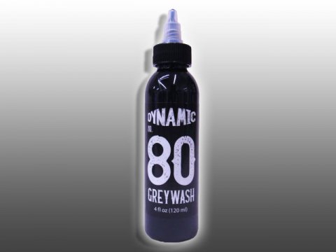 シェダー用　GREYWASH 黒インク　＃80 (120ml) - タトゥー、刺青のことならBODY-DECO　（ボディデコ）