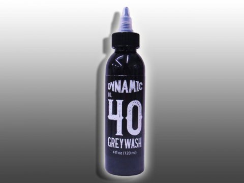 刺青・タトゥー】【DYNAMIC】シェダー用 GREYWASH 黒インク ＃40 (120ml)-