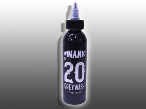 シェダー用　GREYWASH 黒インク　＃20 (120ml) - タトゥー、刺青のことならBODY-DECO　（ボディデコ）