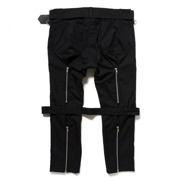 PEEL&LIFT bondage trousers modern 黒 S PEEL&LIFE/ピールアンドリフト/bondage trousers modern
