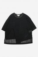 <img class='new_mark_img1' src='https://img.shop-pro.jp/img/new/icons1.gif' style='border:none;display:inline;margin:0px;padding:0px;width:auto;' />Y-3 / ワイスリー / W SHADE AIRY GAUZE OVERSIZED POCKET TEE