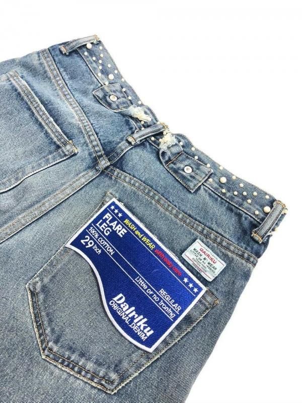 DAIRIKU/ダイリク/Pearl Embroidery Flare Denim Pants - INSECTE WEB STORE  〔インセクト〕visvim（ビズビム）yohji yamamoto pour homme（ヨウジヤマモト