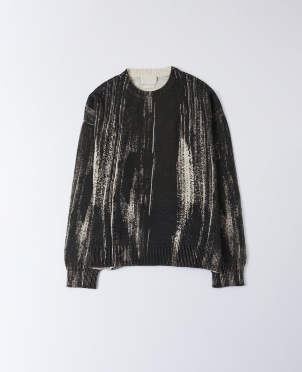 在庫入替特価 YOKE PRINTED COTTON CREWNECK SWEATER | www.ouni.org