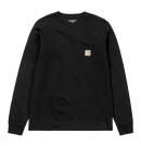 Carhartt/ϡ/ L/S POCKET T-SHIRT-Black