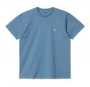 Carhartt/ϡ/ S/S CHASE T-SHIRT-Icy Water / Gold