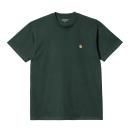 Carhartt/ϡ/ S/S CHASE T-SHIRT-Juniper / Gold