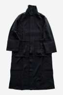 <img class='new_mark_img1' src='https://img.shop-pro.jp/img/new/icons1.gif' style='border:none;display:inline;margin:0px;padding:0px;width:auto;' />Yohji Yamamoto pour Homme/ヨージヤマモトプールオム/WOOL RING SOFT COMPRESSED BIG POCKET LONG COAT
