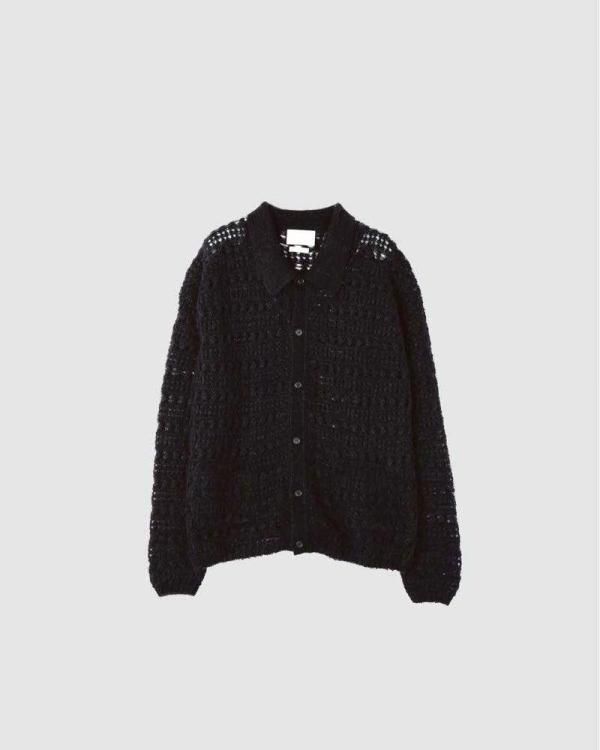 MOHAIR SILK MESH KNIT SHIRT ヨーク YOKE-