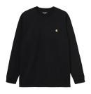 Carhartt/ϡ/ L/S CHASE T-SHIRT-Black / Gold