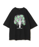 Undercover ism/С/LanguidTEE Apple tree-BLACK