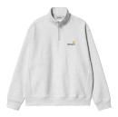 Carhartt/カーハート/HALF ZIP AMERICAN SCRIPT SWEATSHIRT-Ash Heather