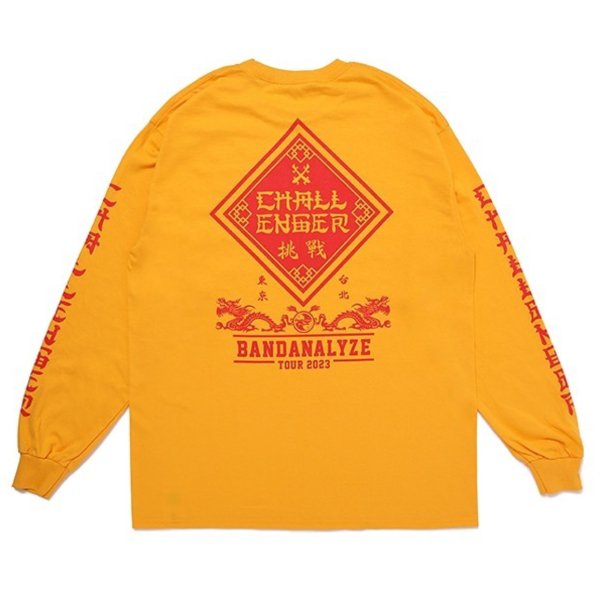 CHALLENGER/チャレンジャー/ BD 2023 TOUR L/S TEE-YELLOW - INSECTE WEB STORE  〔インセクト〕yohji yamamoto pour homme（ヨウジヤマモト  プールオム）soloist（ソロイスト）undercover（アンダーカバー）stein（シュタイン）正規取扱店通販サイトです。