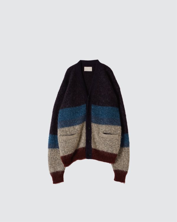 yoke/ヨーク/MOHAIR BORDER CARDIGAN - INSECTE WEB STORE  〔インセクト〕visvim（ビズビム）yohji yamamoto pour homme（ヨウジヤマモト